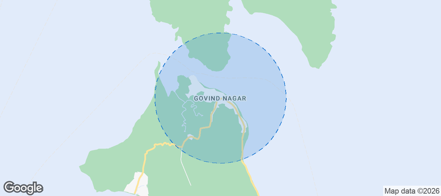 Govind Nagar Airbnb map